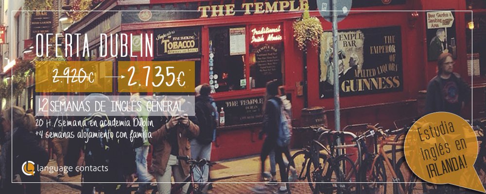 Ofertas de cursos de ingles en dublin mas alojamiento